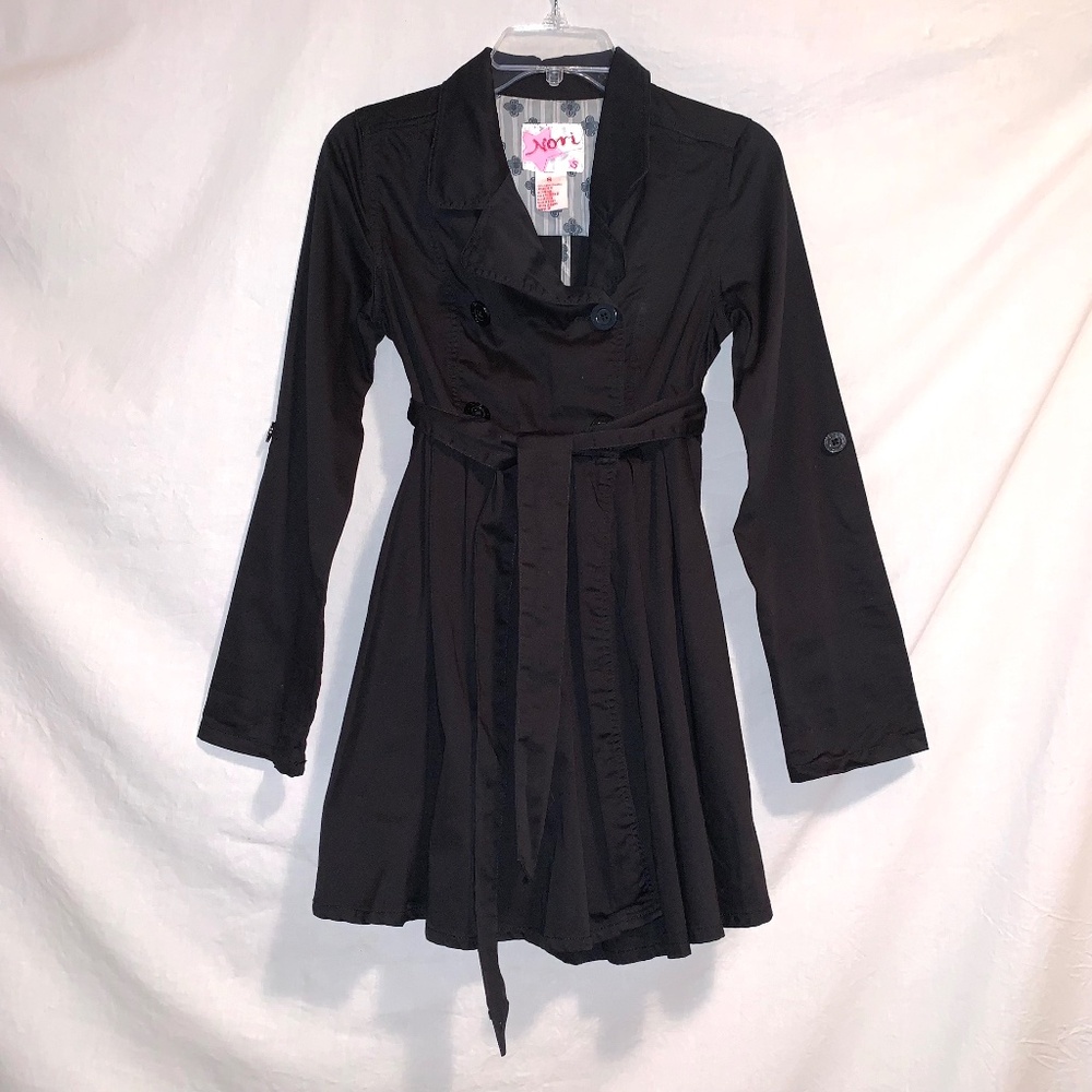 NORI Double Breast High Waist Trench Coat Size XS